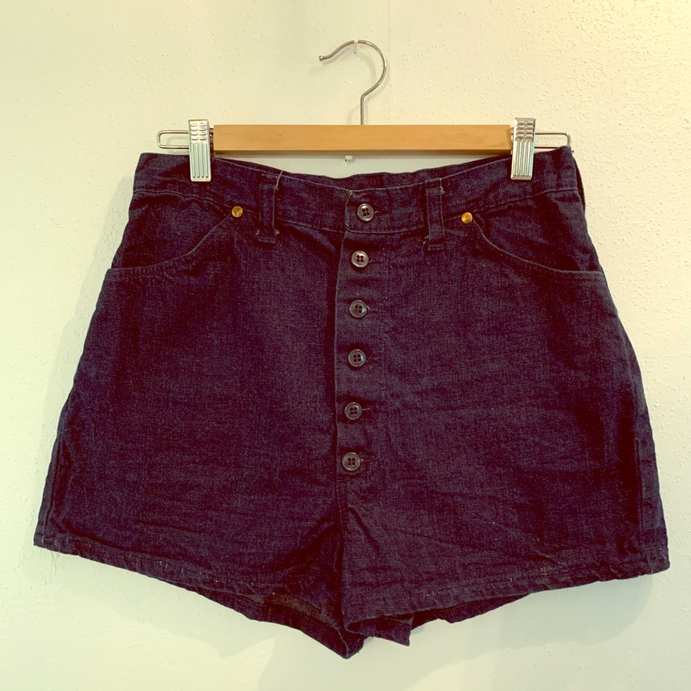 Vintage wrangler high waist jean shorts